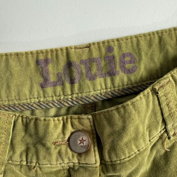 Louie Women's Straight Leg Corduroy Pants Green Size 6 - Picture 5 of 12